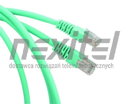 KABEL KROSOWY 3M RJ45-RJ45  kat.6 Volition™ SSTP LSOH 1mb TURKUS