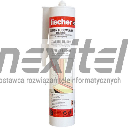 Silikon uniwersalny biały fischer 79516