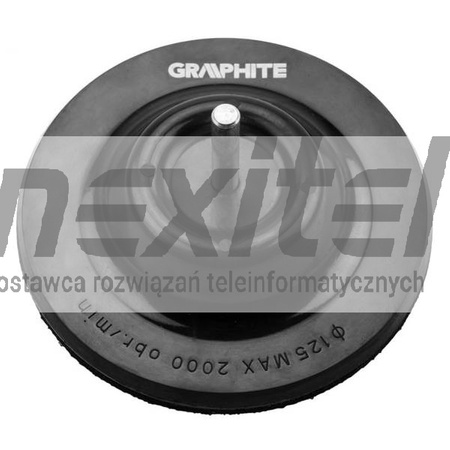 Tarcza elastyczna z rzepem GRAPHITE 55H824