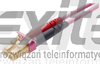 R&M Patchcord krosowy LC-Duplex PC/LC-Duplex beżowy fioletowy OM4 F8 2.0x4.1mm 3m