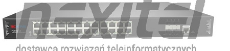 Zarządzalny komercyjny przełącznik Ethernet 24x 3C-S0424PTGM