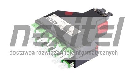 R&M Netscale 48 moduł podwójny MPO-LC 12 Portów Jednomodowy 9/125 PC S+