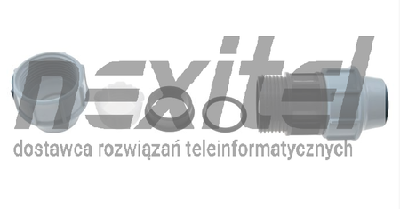 ZŁĄCZKA SKRĘCANA, PROSTA DO RURY Ø25 mm