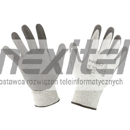 Rękawice antyprzecięciowe pokryte nitrylem, 4X43D NEO TOOLS 97-610