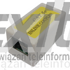 BIAŁY ŁĄCZNIK MODULARNY RJ45-RJ45 UTP CAT.5E