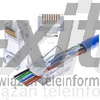WTYK RJ45 8p8c nieekranowany, kat.6 UTP drut, przelotowy (100szt.)