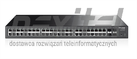 Przełącznik Smart TP-Link TL-SG2452, 48 portów Gb, 4 sloty SFP