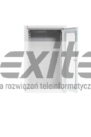 Szara szafa rack wisząca 10" 9UX310X300 IP30 SZARA DRZWI Z SZYBĄ