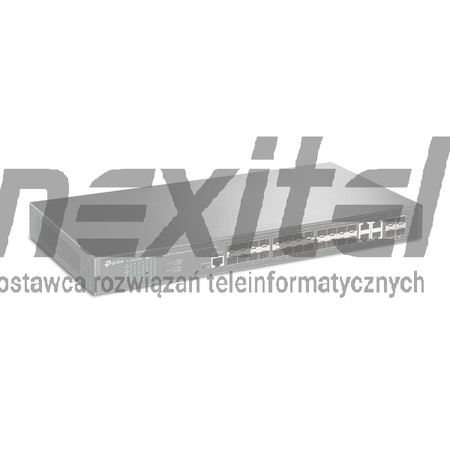 Przełącznik zarządzalny L2+ JetStream z 24 portami SFP i 4 slotami SFP+ 10GE TL-SG3428XF