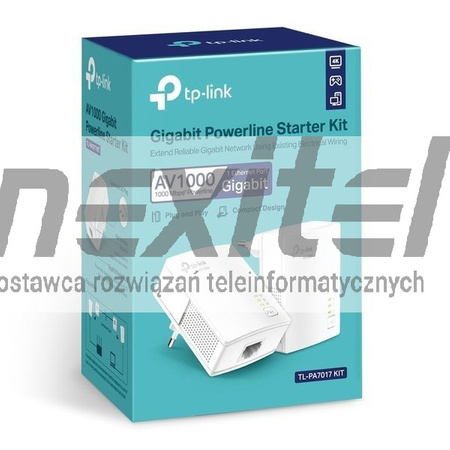 Zestaw gigabitowych transmiterów sieciowych AV1000 TL-PA7017 KIT