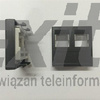 SIMON CONNECT PŁYTKA K45 2xRJ45  KB076/14 GRAFIT
