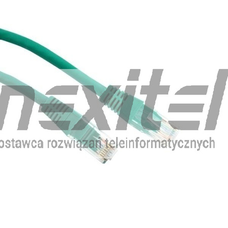 Patchcord nieekranowany RJ45 U/UTP kat.5e 5m zielony