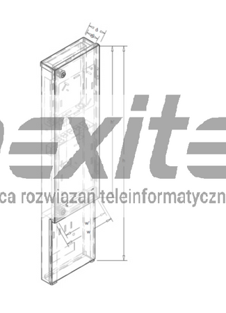 Rozdzielnica Naścienna Światłowodowa Zewnętrzna - 12J RSZ-79/18/6