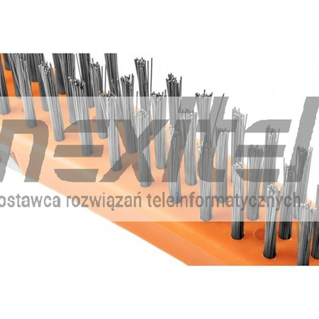 Szczotka druciana, drut stalowy, 3 x 19 rzędów, ze skrobakiem NEO TOOLS 39-012