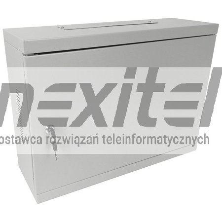 Szafa rack 19" 3U 540x180, wisząca, metalowa, jednosekcyjna, szara