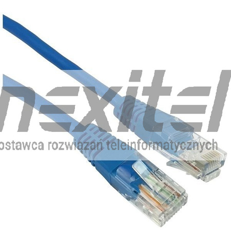 PATCHCORD NIEEKRANOWANY RJ45 U/UTP KAT.6 20M NIEBIESKI