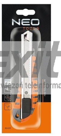 Nóż z ostrzem łamanym NEO TOOLS 63-011