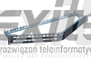 RM PATCH PANEL KĄTOWY 19 "1U HD ELISO 48 PORTOWY, CZARNY, NIEWYPOSAŻONY