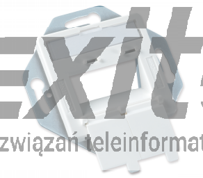 Zestaw ramek FutureCom ™, 2 porty, nachylone, na 2 x moduły LANscape®