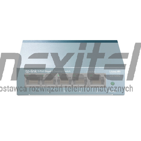 Przełącznik typu desktop, 5 portów 10/100/1000Mb/s
