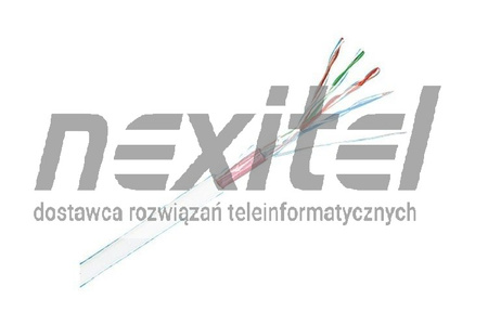 Skrętka ekranowana Cat. 5e, F / UTP, 4P, 200 MHz, PVC, szara, Eca, 305 m