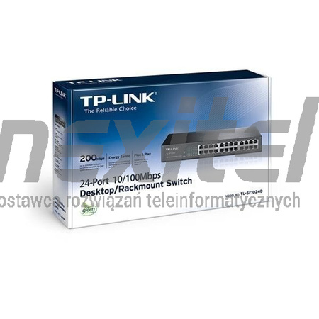 PRZEŁĄCZNIK 24 PORTY 10/100MB/S TL-SF1024D