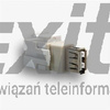 GNIAZDO KEYSTONE USB/USB