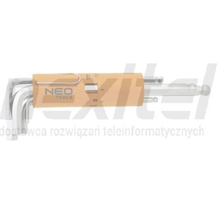 Klucze sześciokątne 2.5-10 mm, zestaw 8 szt. NEO TOOLS 09-523