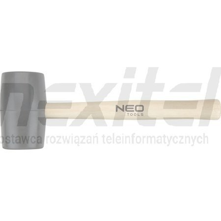 Młotek gumowy 72 mm/900 g, trzonek drewniany NEO TOOLS 25-064