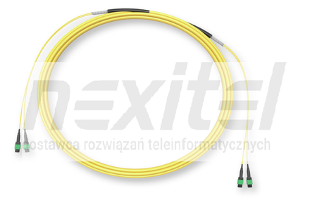 Patchcord światłowodowy Plug & Play Trunk Universal, OS2 Ultra MTP® 12F N909012GEZDDU014M