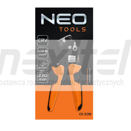 Szczypce do zaciskania końcówek tulejkowych Neo Tools 01-539