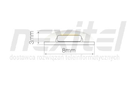 Taśma LED line 150 SMD 3528 biała neutralna 6200-6700K w powłoce silikonowej IP65